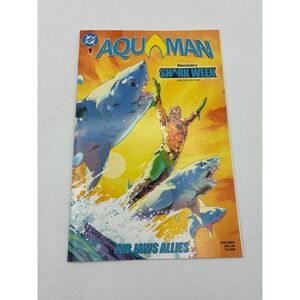 DC Comics Aquaman Discovery Shark Week Limited Edition 1 Air Jaws Allies Comic